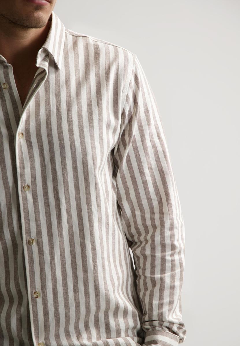 Dstrezzed Dstrezzed Overhemd 303928 Taupe 5