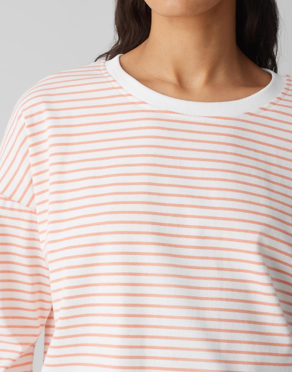 OPUS OPUS T-Shirt Seifen Preppy Oranje 4
