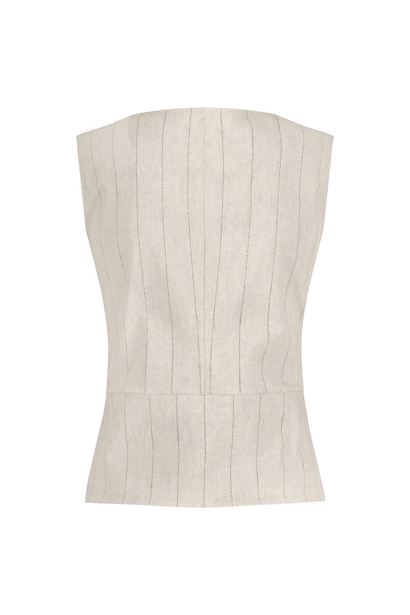 Studio Anneloes Studio Anneloes Gilet Rebekka Off-White 3