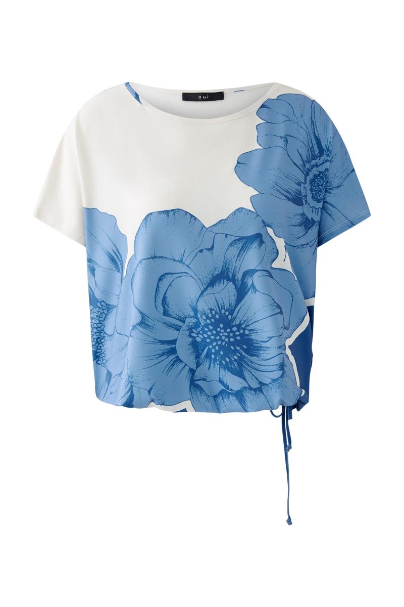 Oui Oui T-Shirt 0093097 Blauw 1