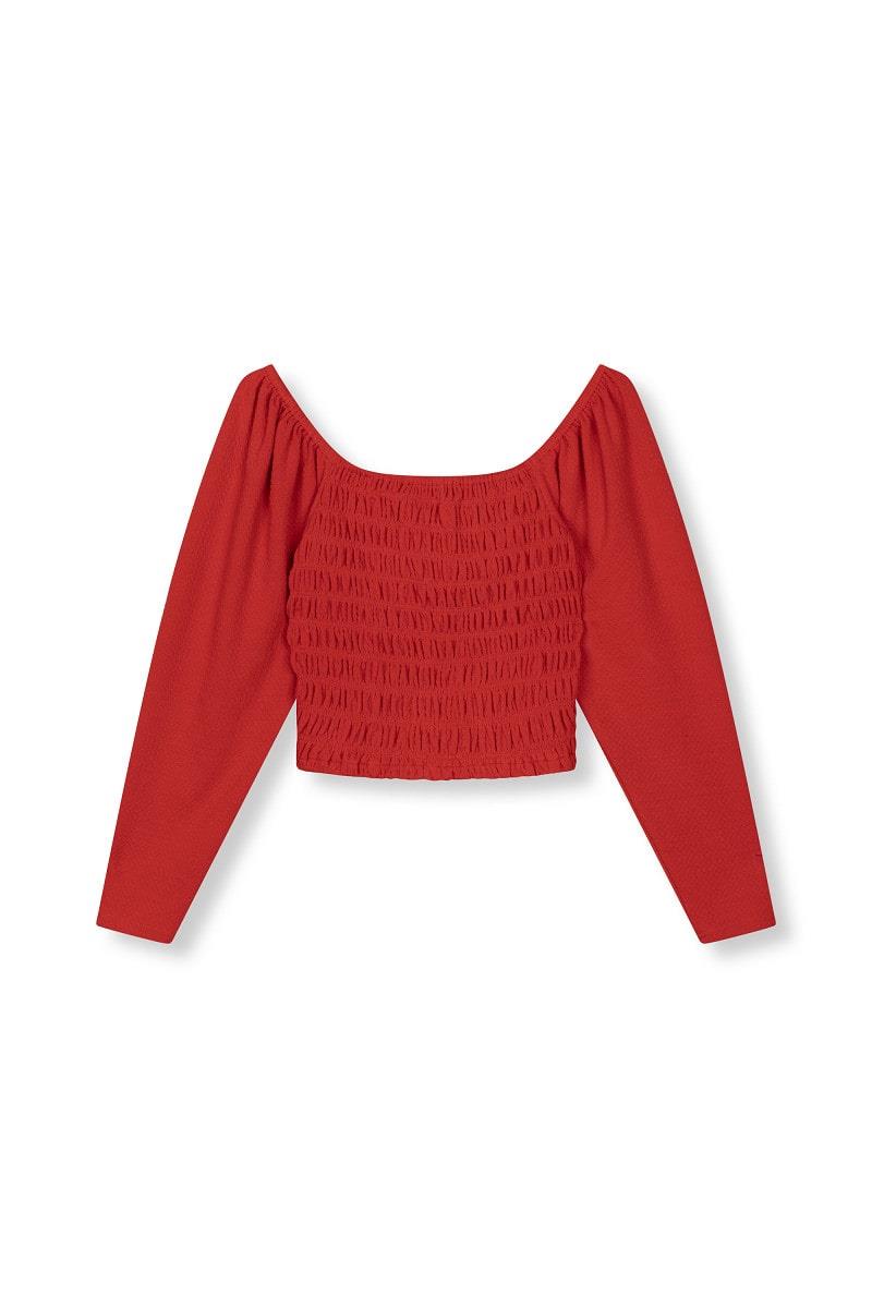 Refined Department Refined Department Blouse Cherry Rood 3