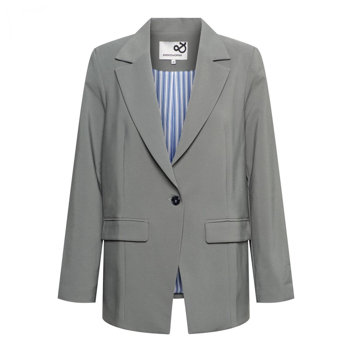&Co Woman &Co Woman Blazer BZ157-1 Groen 2