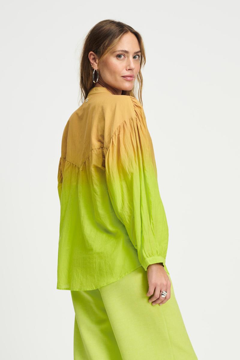 POM Amsterdam Blouse SP9079 Groen 1