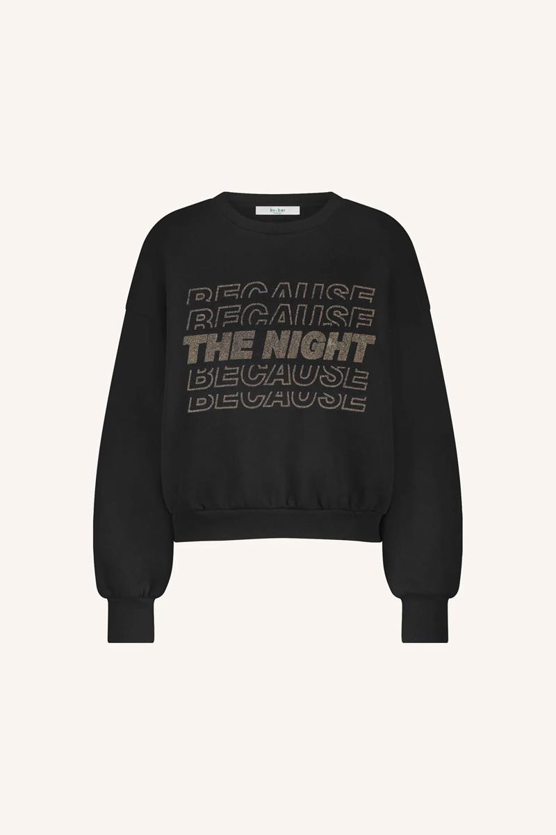 By-Bar Sweater Bibi Nights Zwart 2