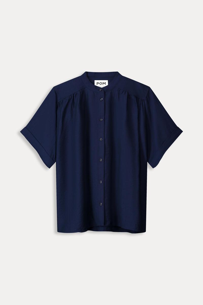 POM Amsterdam POM Amsterdam Blouse SP9141 Blauw 1