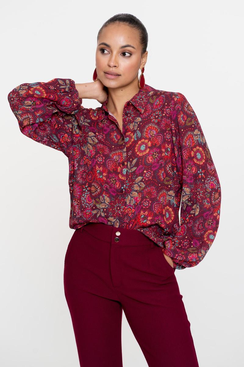 Geisha Blouse 53606-20 Rood 1