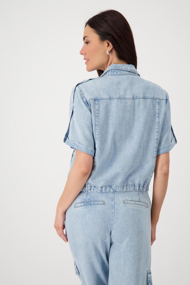 Monari Monari Vest 409613 Blauw 5