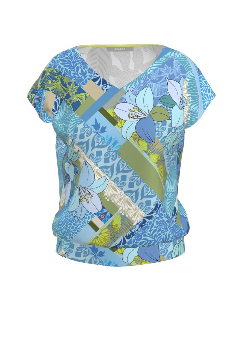 Bianca Bianca T-Shirt 56118 Blauw 1