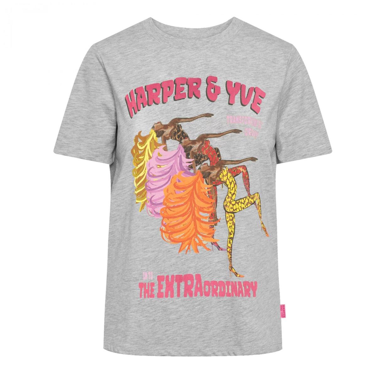 Harper & Yve Harper & Yve T-Shirt SS25Y303 Grijs 2