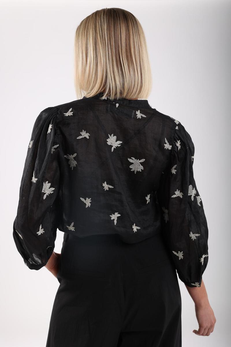 NUKUS NUKUS Blouse NKS02072 Zwart 5
