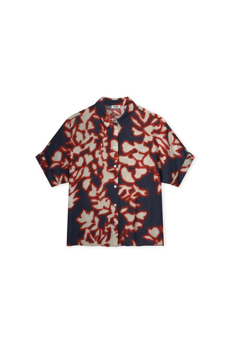 KYRA KYRA Blouse Print Guus Blauw 2