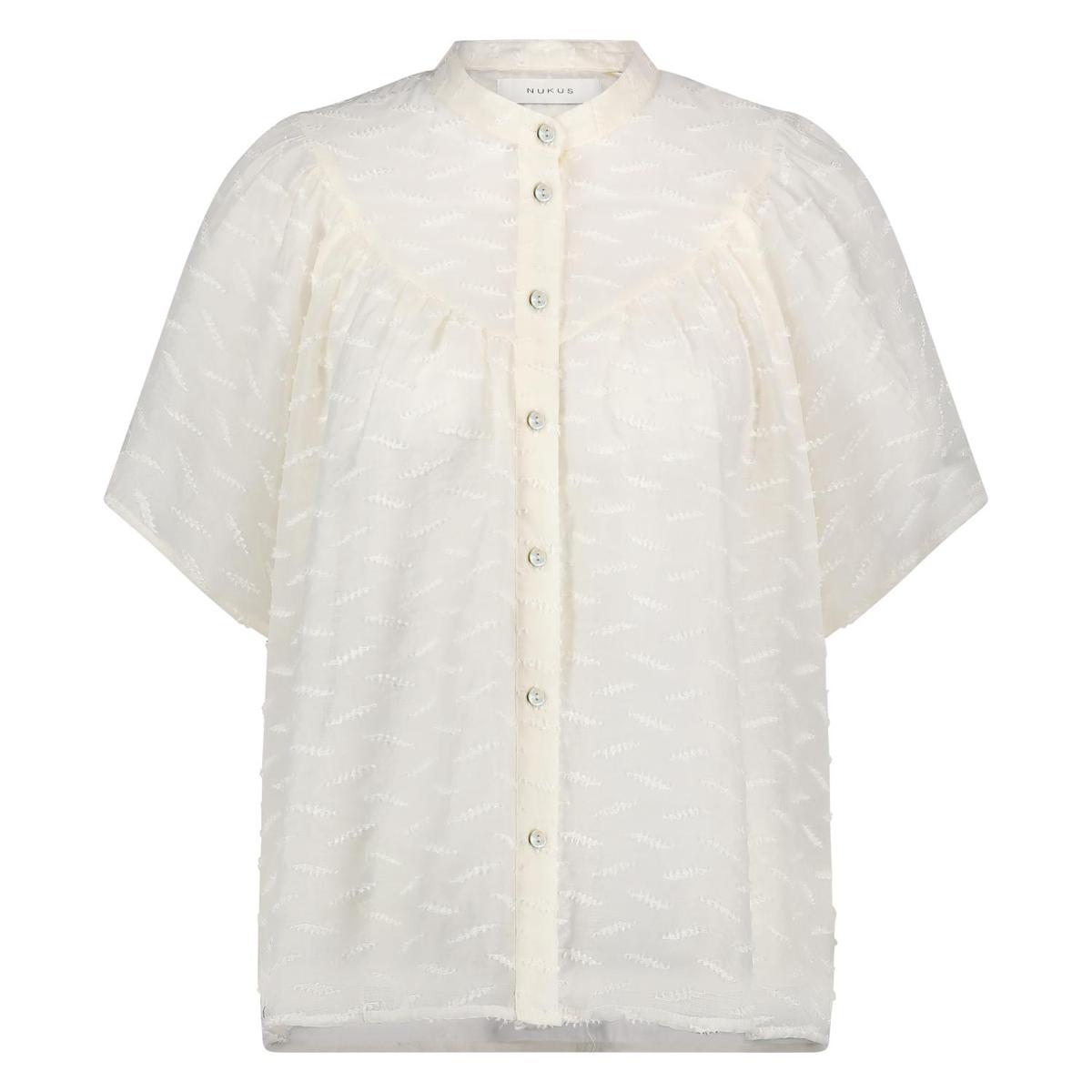 NUKUS NUKUS Blouse NKS02065 Wolwit 1