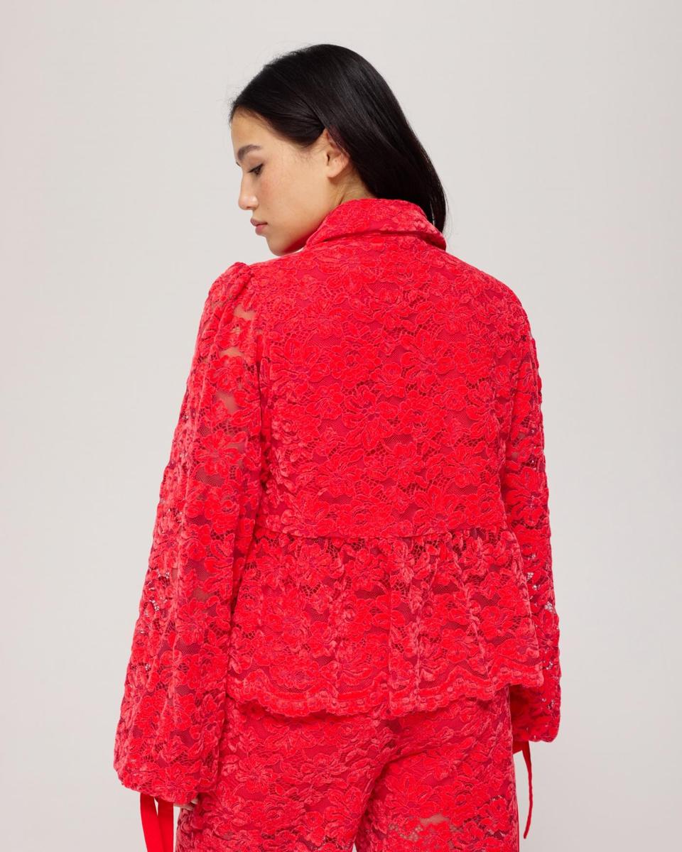 Harper & Yve Harper & Yve Blouse SS25P606 Rood 3