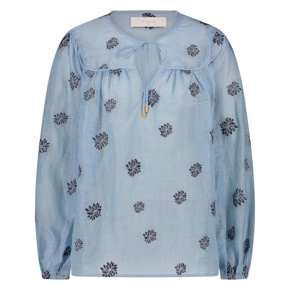 NUKUS NUKUS Blouse NKS02036 Blauw 1