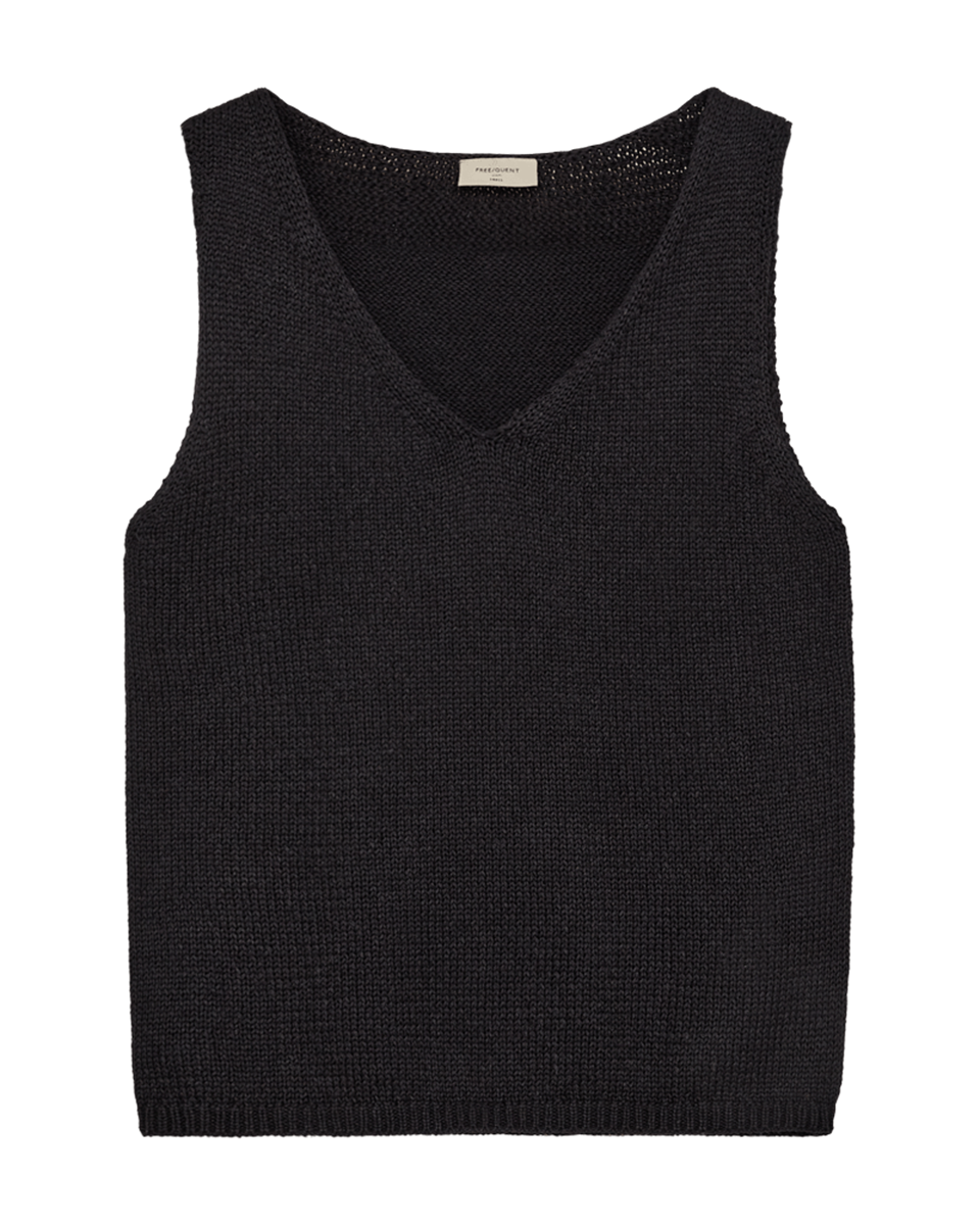 Freequent Top Grscaliva Zwart 1