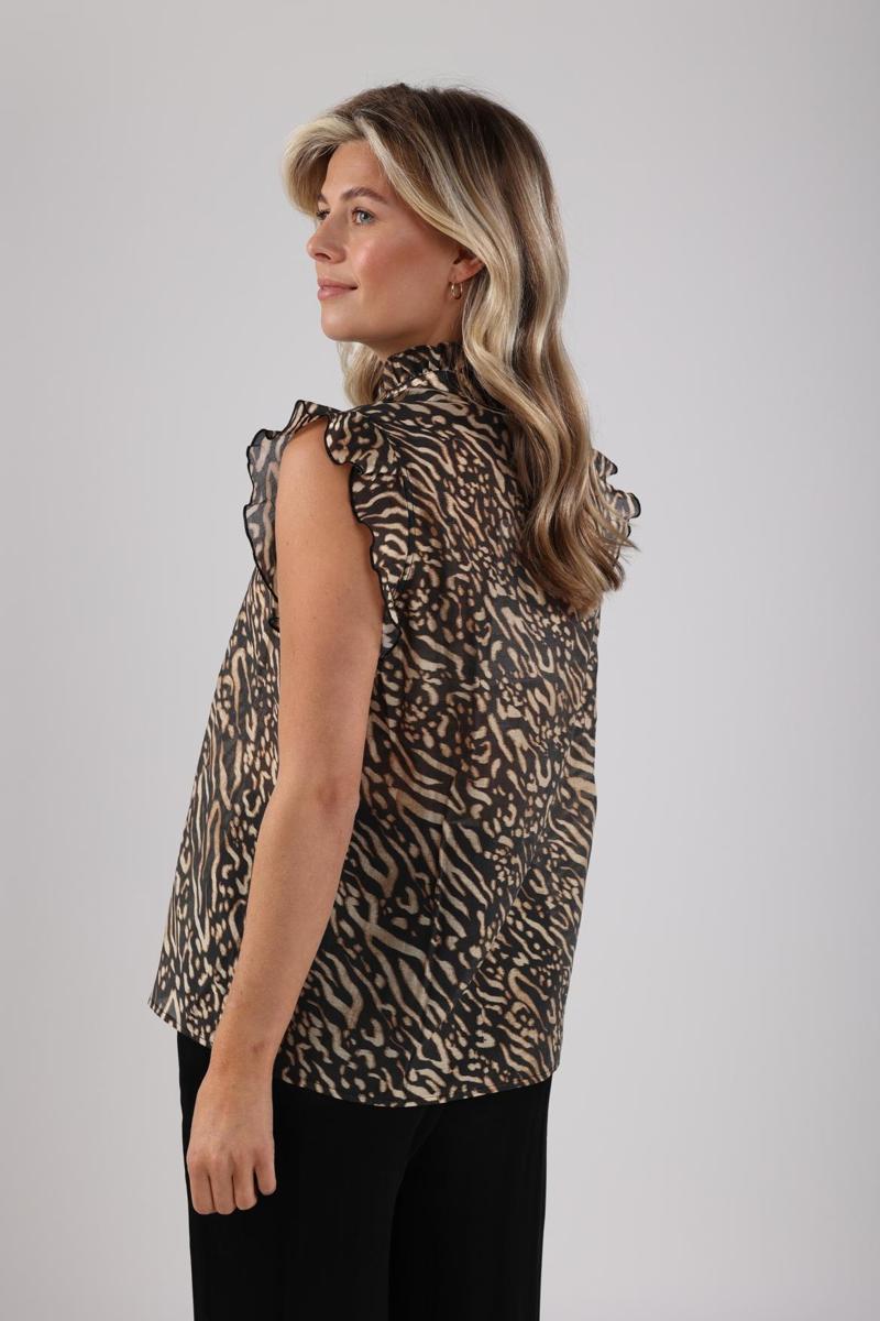 NUKUS NUKUS Blouse NKS01045 Zwart 5