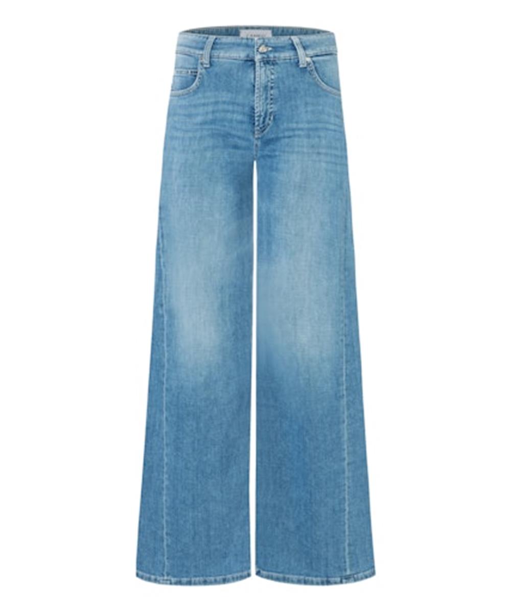 Cambio Cambio Jeans Palazzo Patch Blauw 2