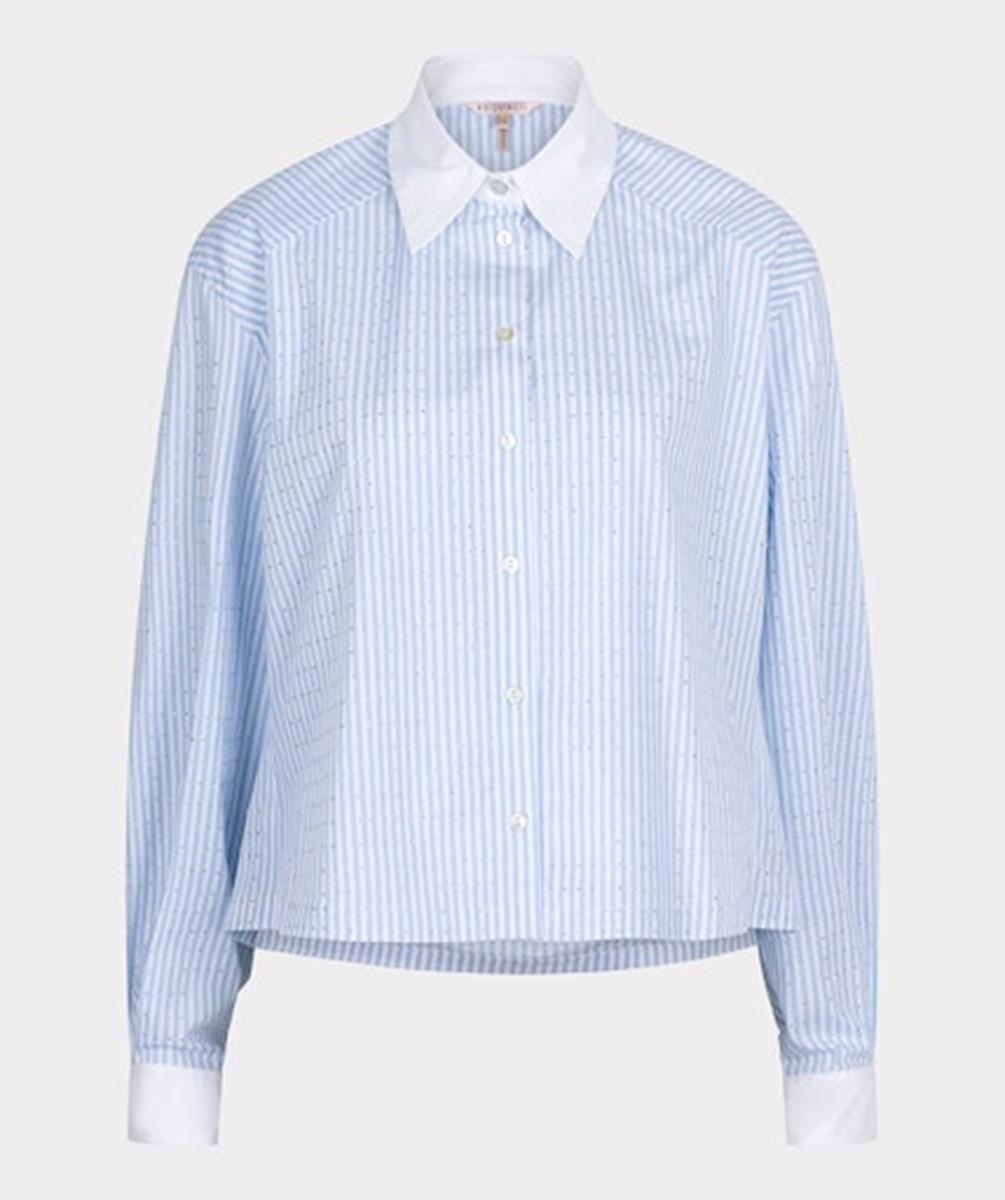 EsQualo EsQualo Blouse SP25.10032 Blauw 1