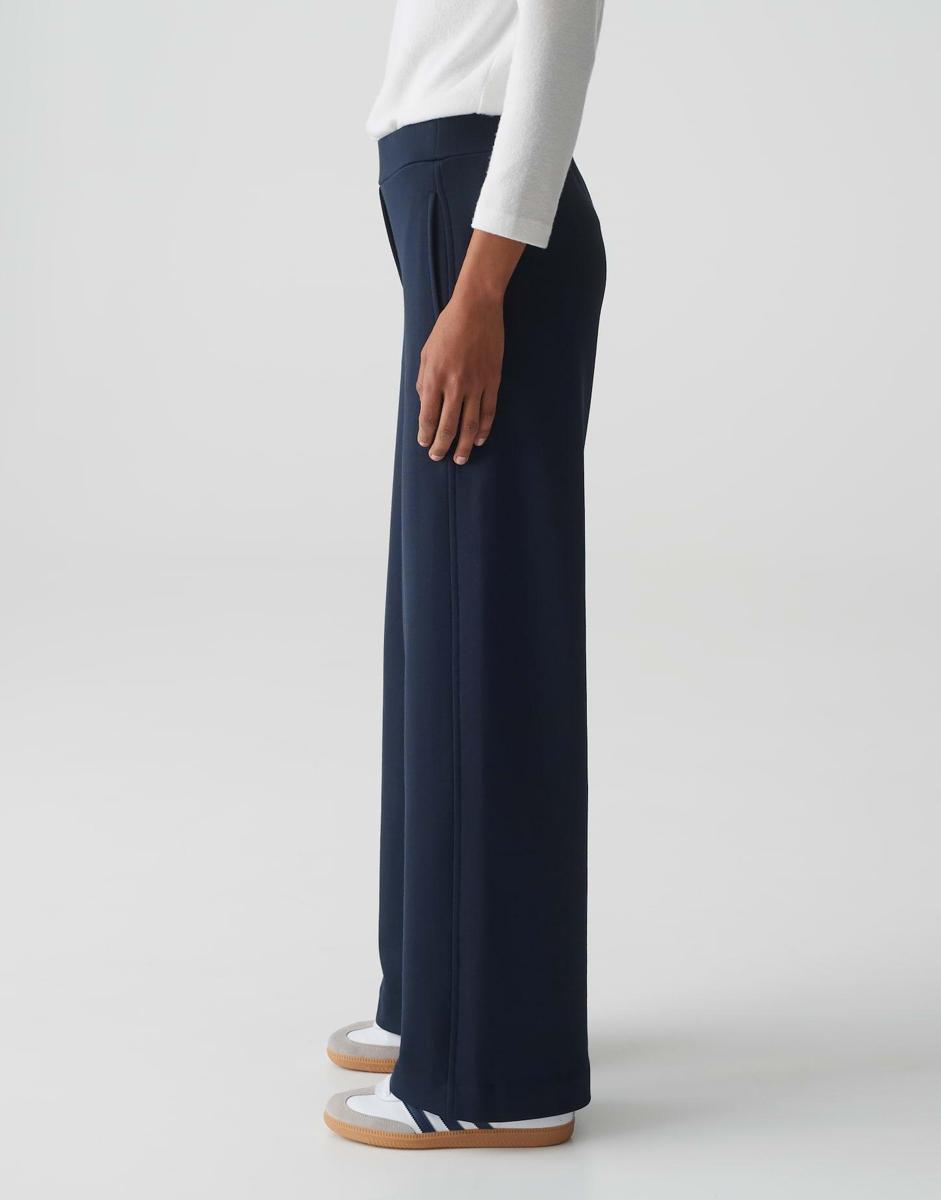 OPUS OPUS Pantalon Maikito Palazzo Blauw 4
