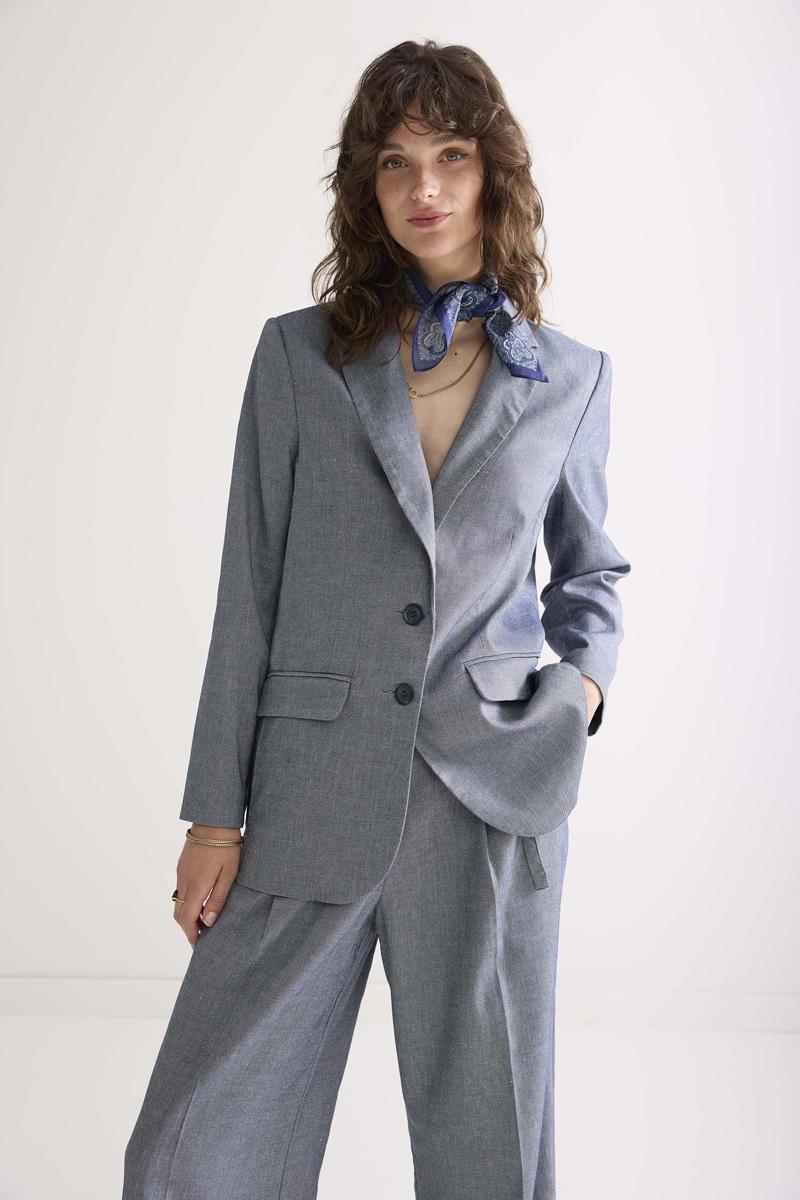 Summum Summum Blazer 1s1241-12157 Blauw 2