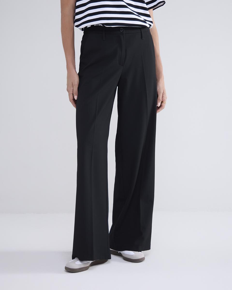 Summum Summum Pantalon Verona-12072 Zwart 5