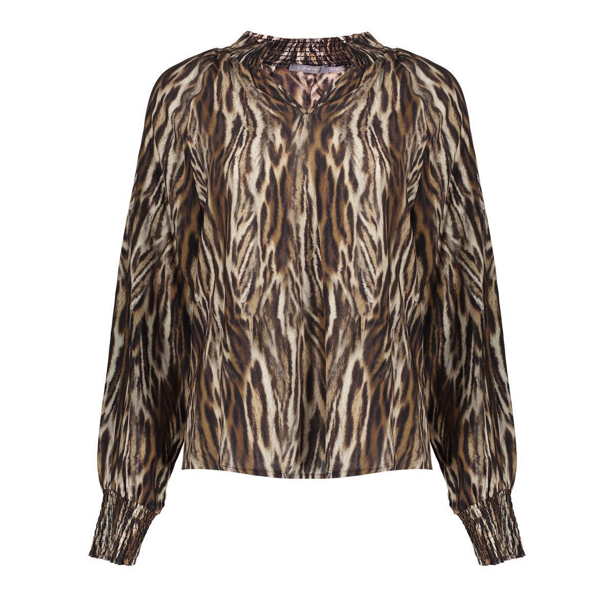 Geisha Blouse 53646-20 Bruin 2