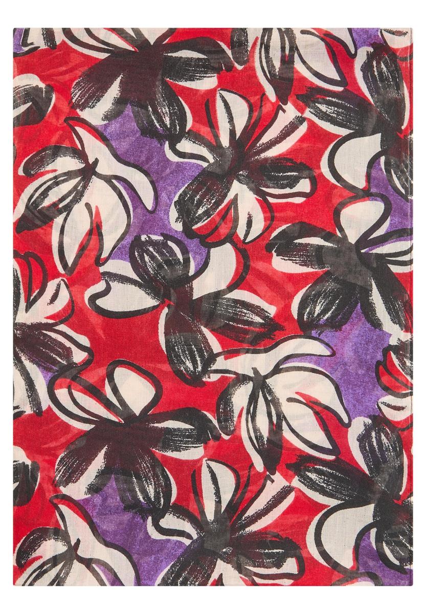 Rabe Sjaal 55-213940 Rood 3