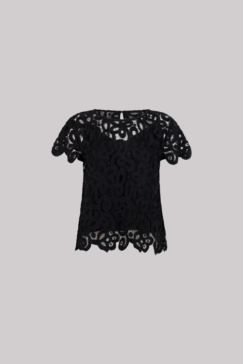 Jansen Amsterdam Jansen Amsterdam T-Shirt LILOU SS25 Zwart 5