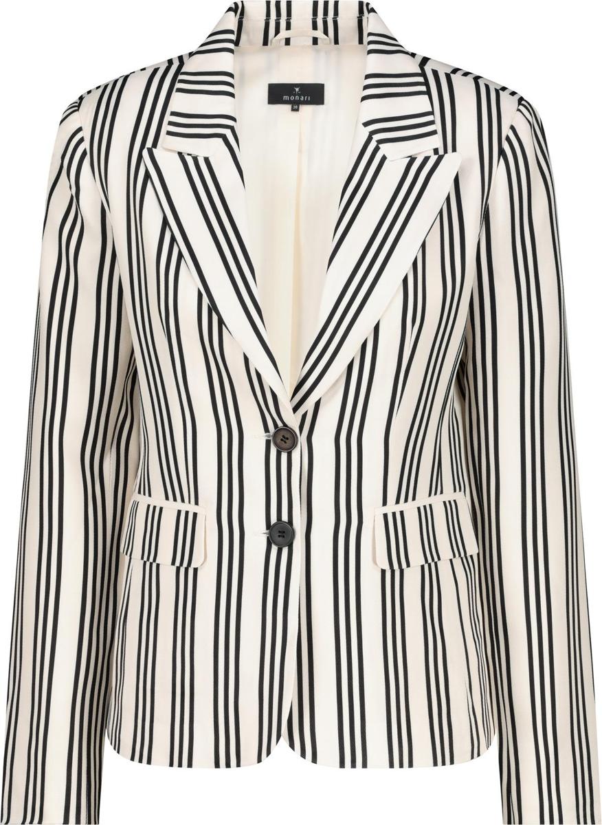 Monari Monari Blazer 409596 Zwart-Wit 2