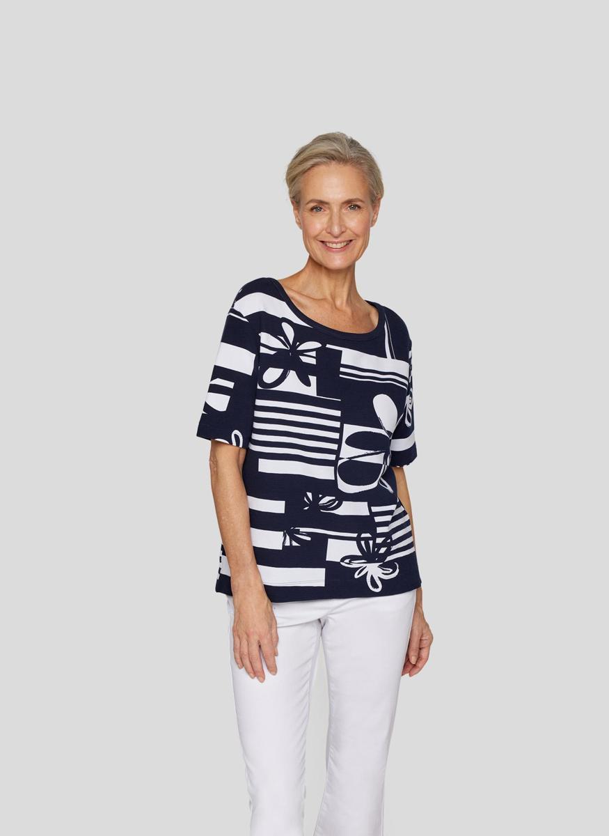 Rabe Rabe T-Shirt 54-123353 Blauw 6