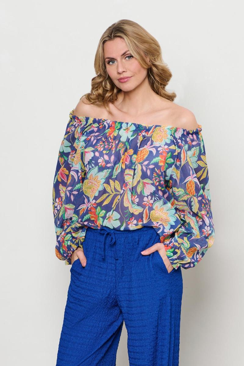 &Co Woman &Co Woman Pantalon PA380 Blauw 4
