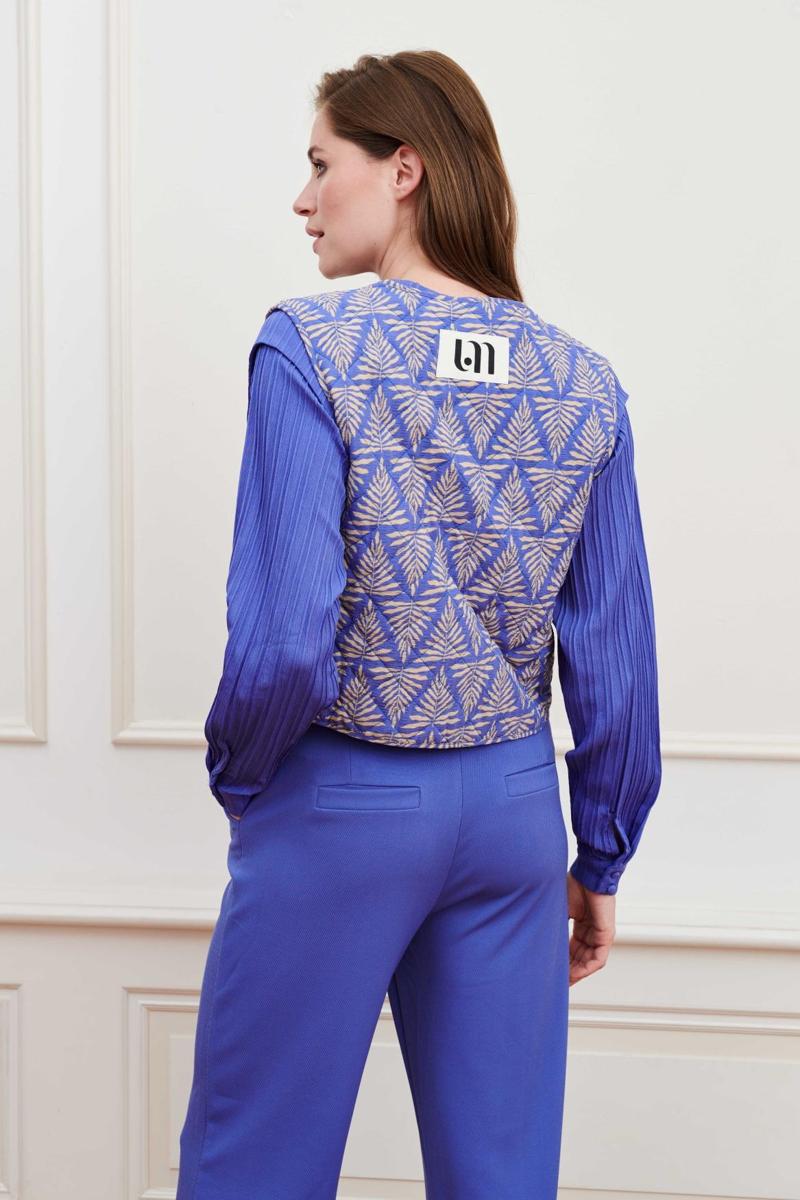 Lofty Manner Lofty Manner Gilet Lott Lila 6
