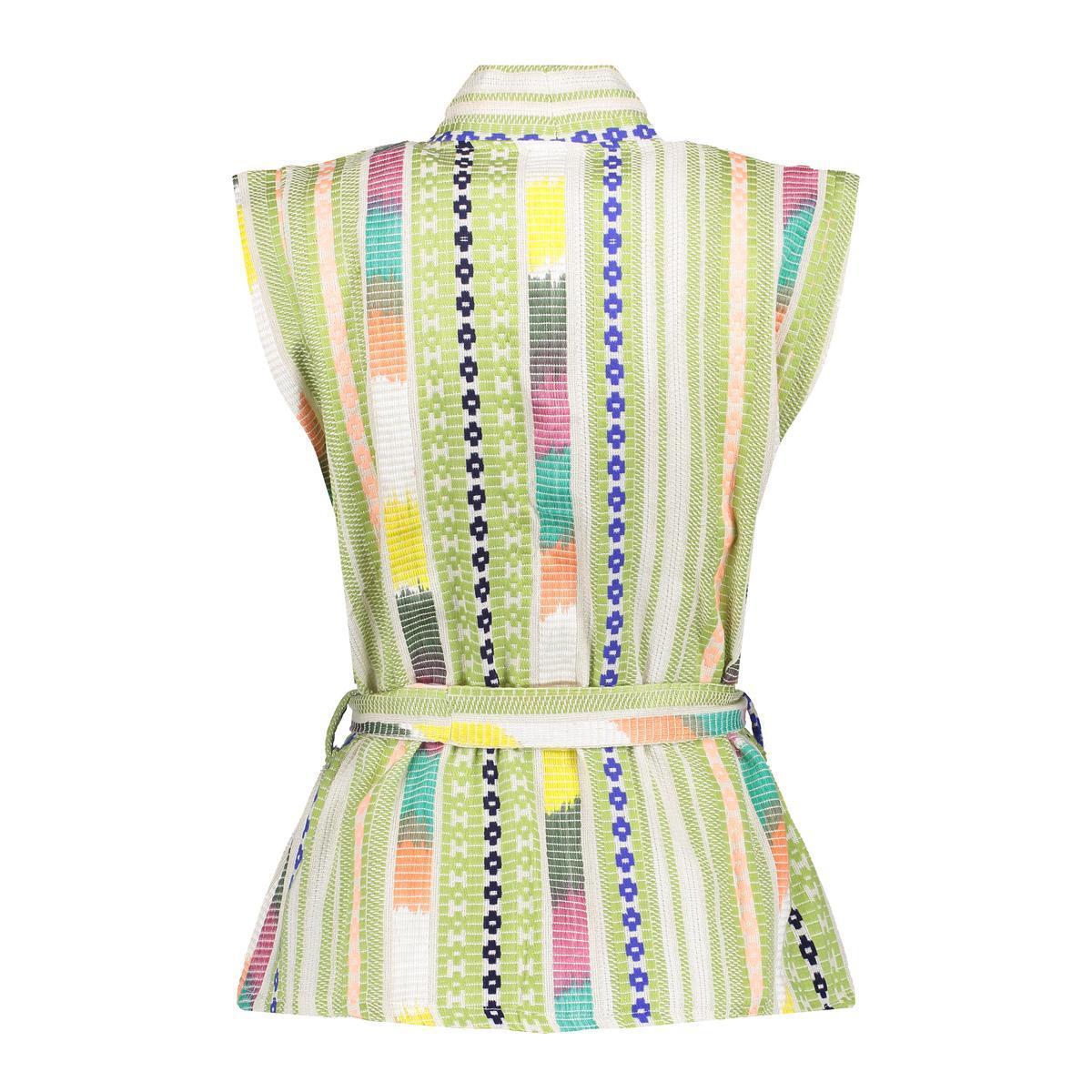 Geisha Geisha Gilet 55066-21 Groen 2