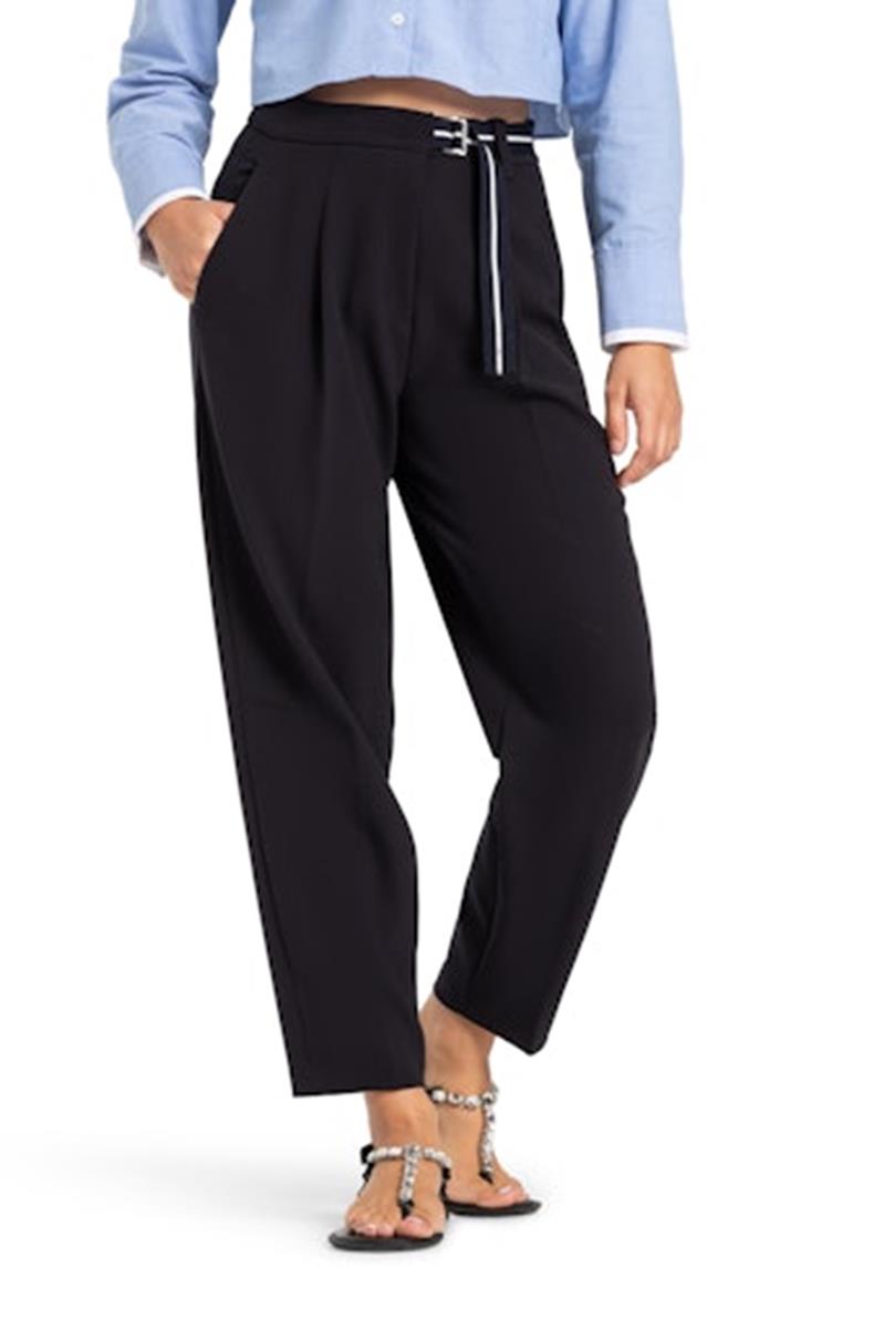 Cambio Cambio Pantalon  Elaine Pleat Blauw 4