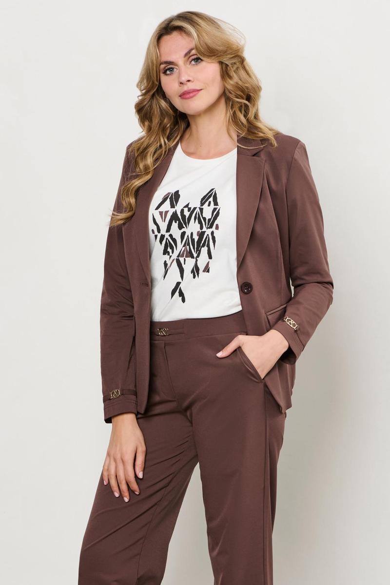 &Co Woman Blazer BZ173 Bruin 4