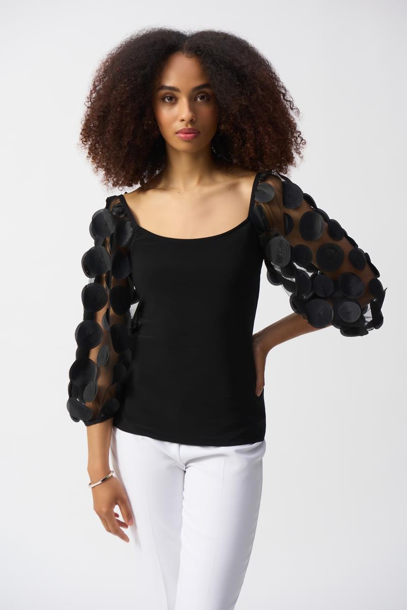 Joseph Ribkoff Joseph Ribkoff Blouse 251273 Zwart 1