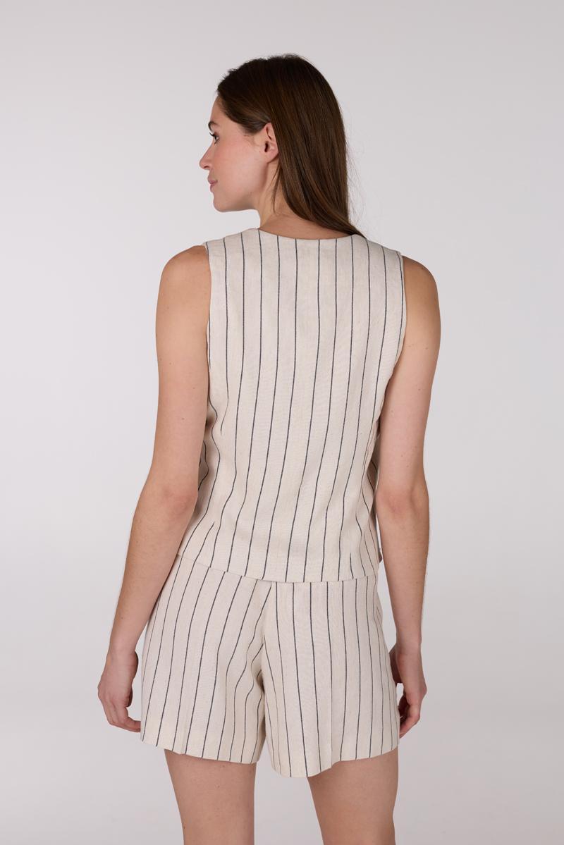 Jansen Amsterdam Jansen Amsterdam Gilet RION SS25 Beige 6