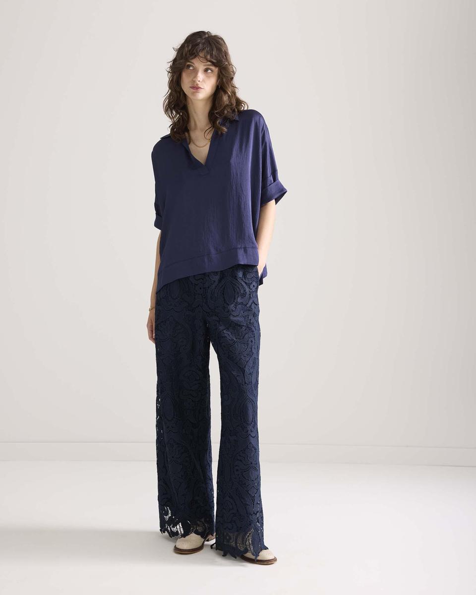 Summum Summum Blouse 2s3238-11817 Blauw 1