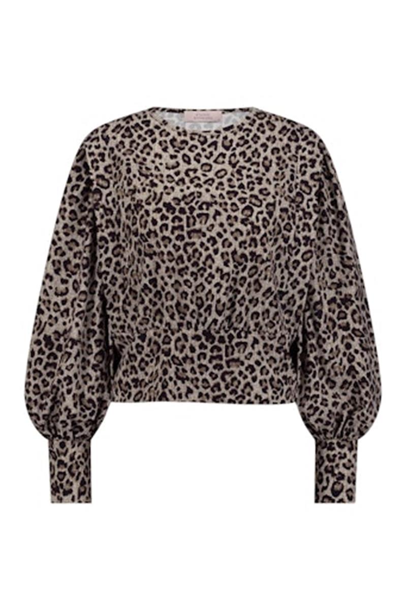 Studio Anneloes Studio Anneloes Blouse Elske Leopard Beige 1