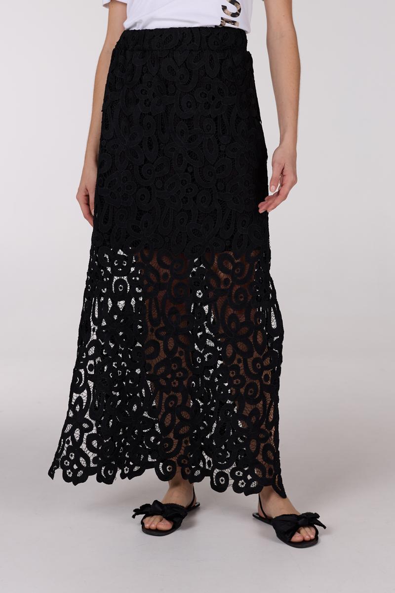 Jansen Amsterdam Jansen Amsterdam Rok LUCY SS25 Zwart 1