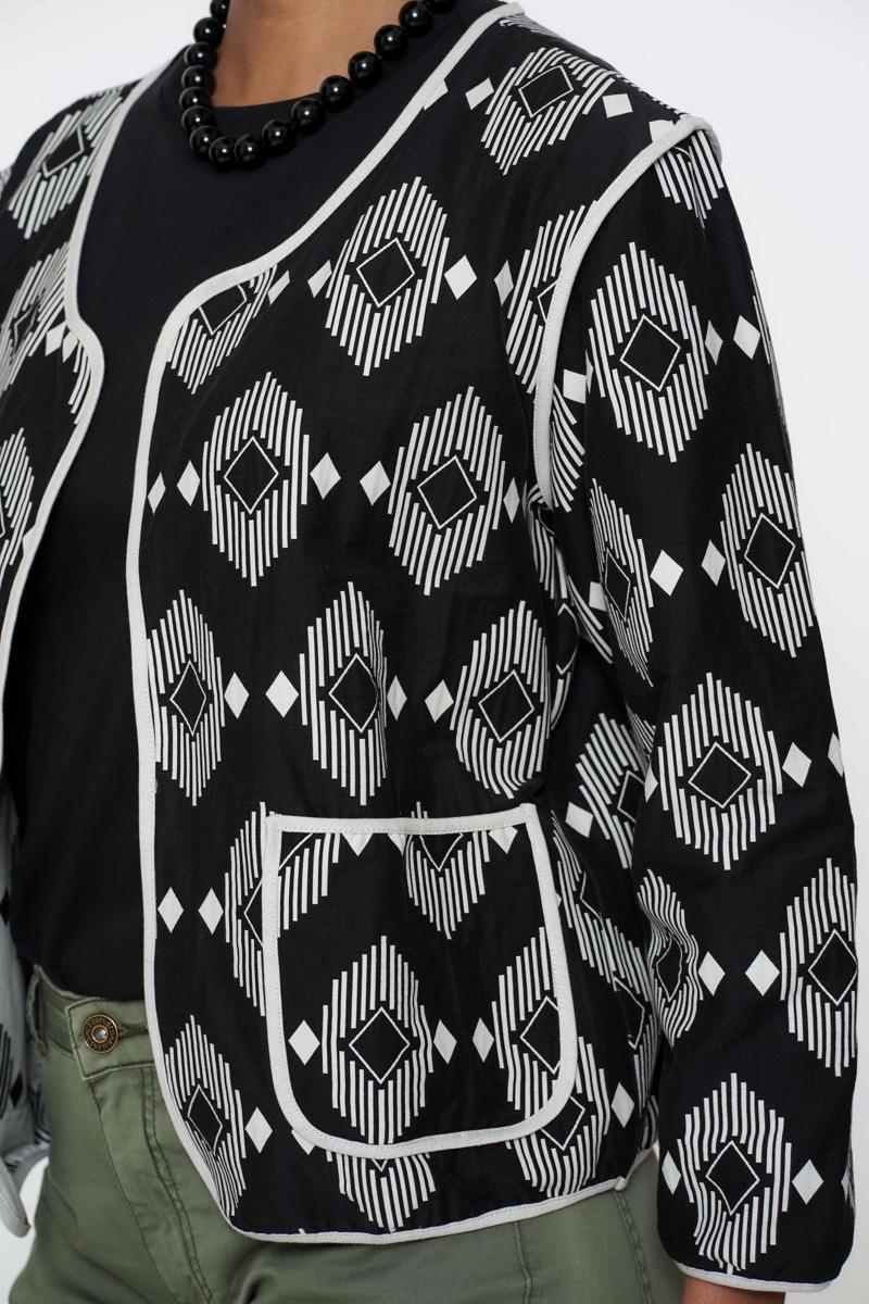 Geisha Geisha Blazer 55127-20 Zwart 4