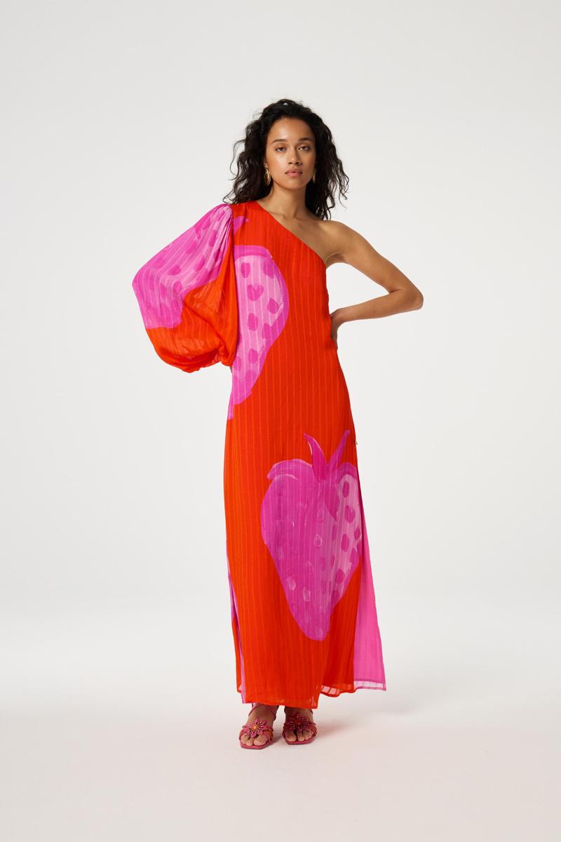 Fabienne Chapot Fabienne Chapot Jurk Liliana Dress Roze 1