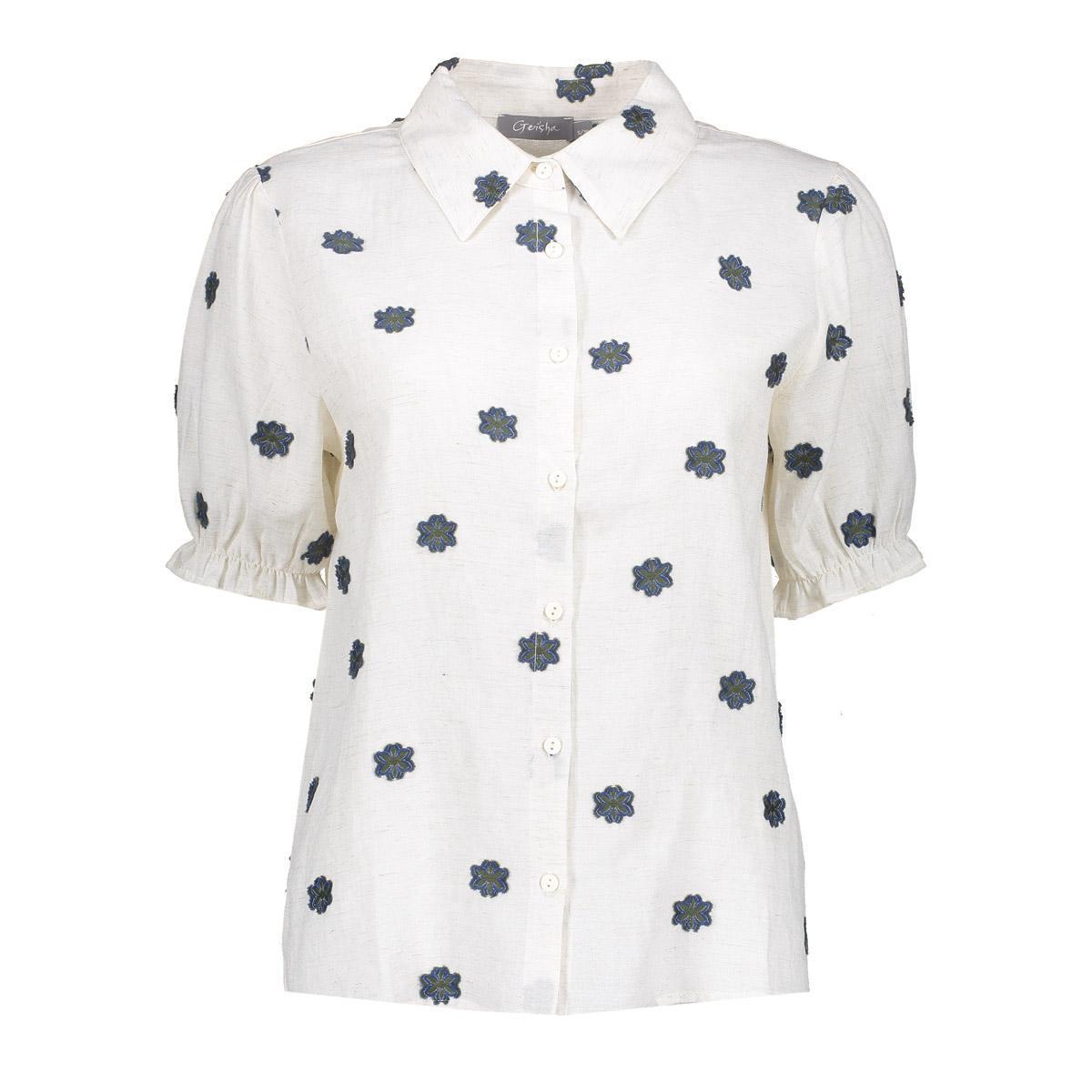 Geisha Geisha Blouse 53463-20 Off-White 1