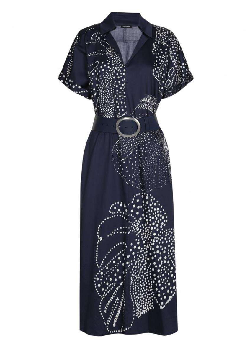 Caroline Biss Caroline Biss Jurk 1117 Blauw 2
