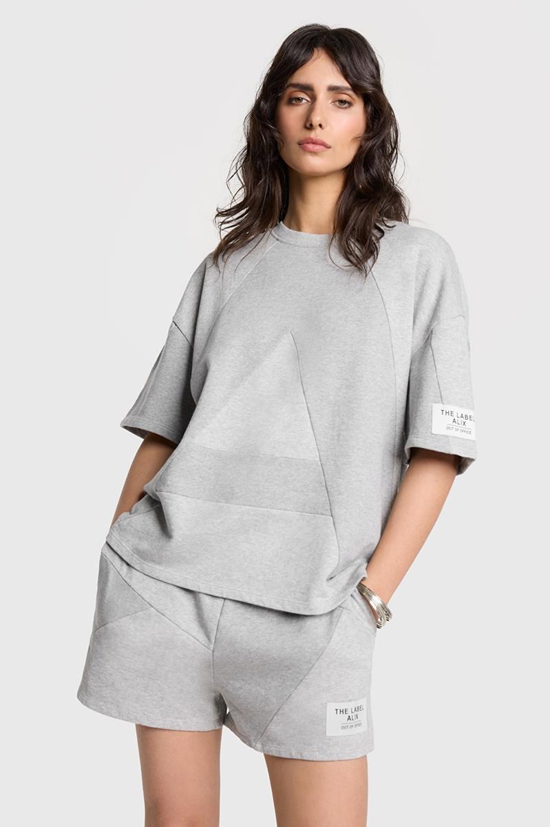 Alix The Label Alix The Label T-Shirt 2504823261 Grijs 1