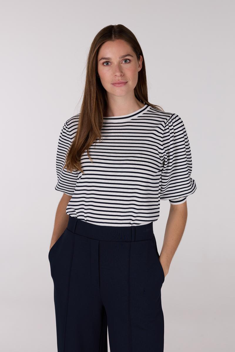 Jansen Amsterdam Jansen Amsterdam T-Shirt Kim Blauw 1