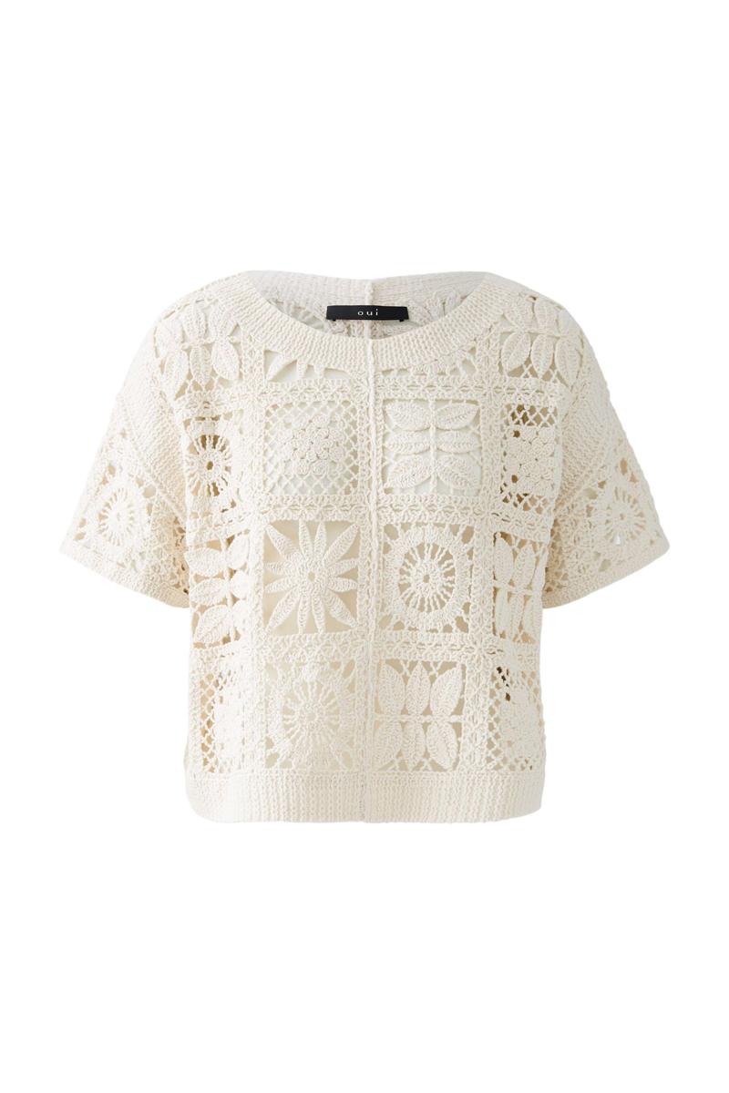Oui Oui Trui 0092978 Off-White 1