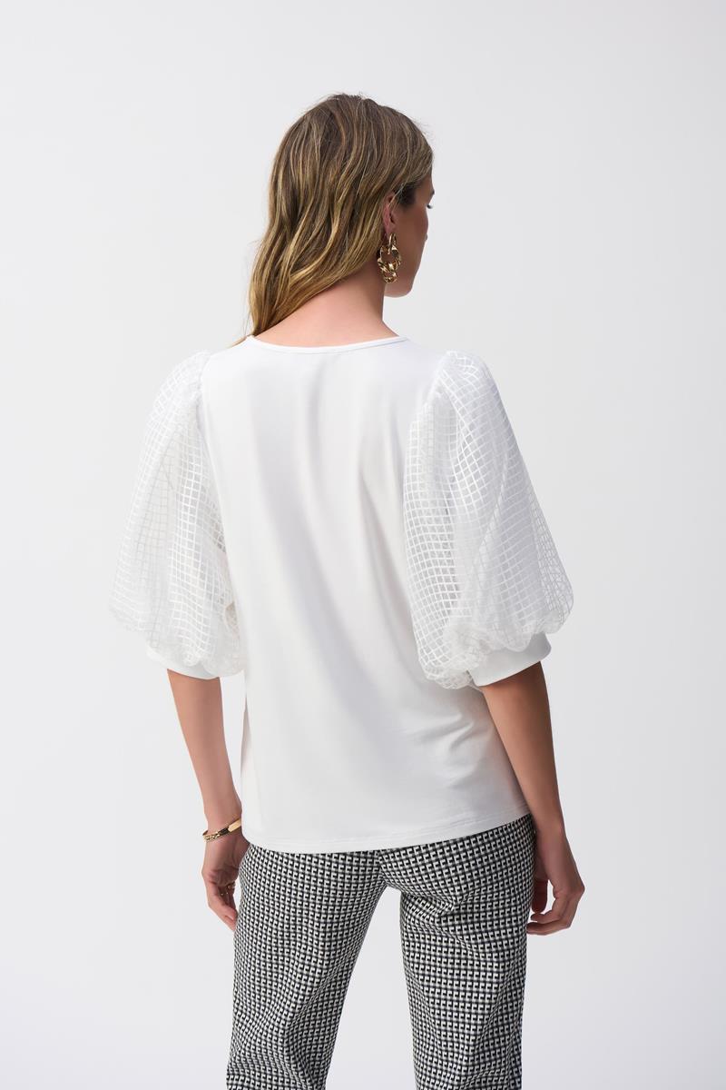Joseph Ribkoff Joseph Ribkoff Blouse 251097 Off-White 2