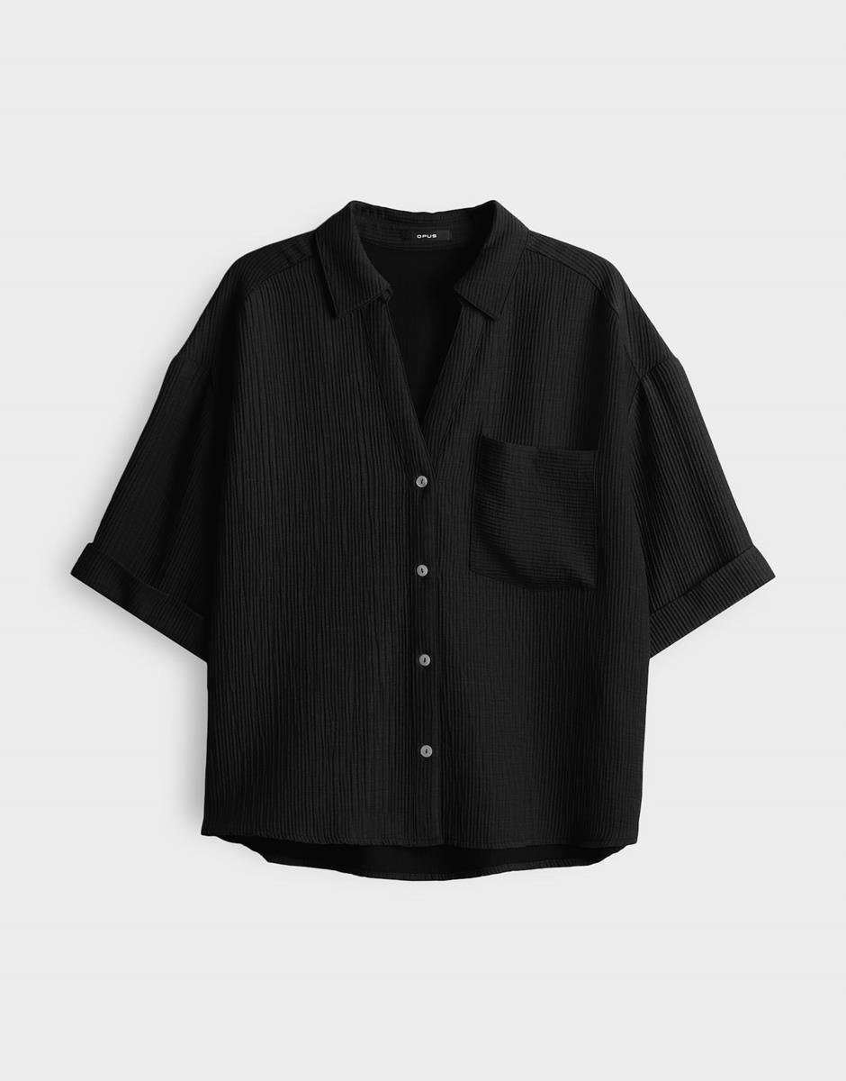 OPUS Blouse Fiora Zwart 2