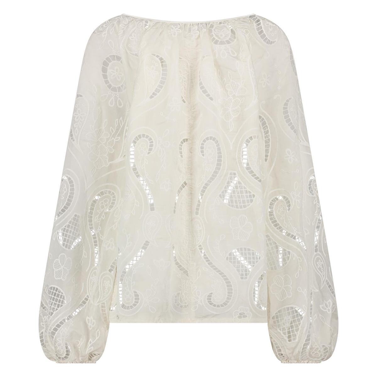 NUKUS NUKUS Blouse NKS01024 Wolwit 2